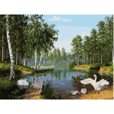 Пара лебедей Пара лебедей